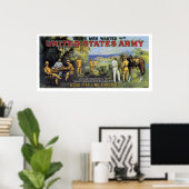 Poster Armée des États-Unis (Bureau à domicile)