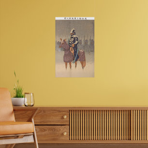 Poster Armée japonaise a débarqué Kobayashi Kiyochika Mei