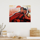 Poster Armée rouge de Chine (Cuisine)