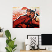 Poster Armée rouge de Chine (Bureau à domicile)