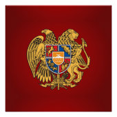 Poster Armenian coat of arms (Devant)