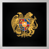 Poster Armenian coat of arms (Devant)