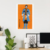 Poster Armenian Man - Matchbox Print - Aesthetic Wall Art (Bureau à domicile)