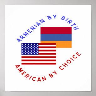 Poster Arménien De Naissance, Américain De Choix