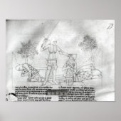 Poster Armer un chevalier sur un champ de bataille (Devant)