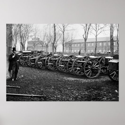 Poster Armes à armes à feu à l'Arsenal : 1862 (Devant)