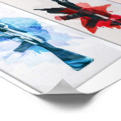 Poster Armes CSGO Watercolor (Coin)