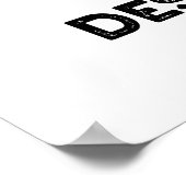 Poster Armes De Destruction De L'Herbe Drôle Golf Pun (Coin)