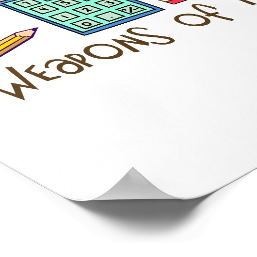 Poster Armes De Destruction Mathématique (Coin)