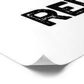 Poster Armes de réduction du stress Drôle de jeu de mots  (Coin)