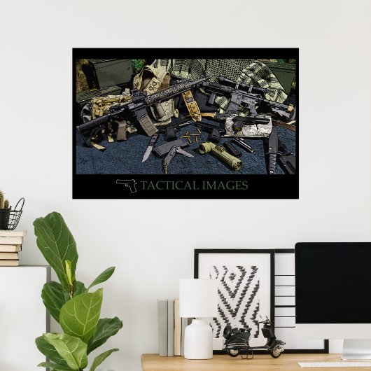 Poster Armes et engins (Bureau à domicile)