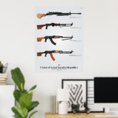 Poster Armes légères de l'Union soviétique de la Guerre f (Bureau à domicile)