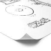 Poster Armoire à eau - Brevet de toilettes (Coin)