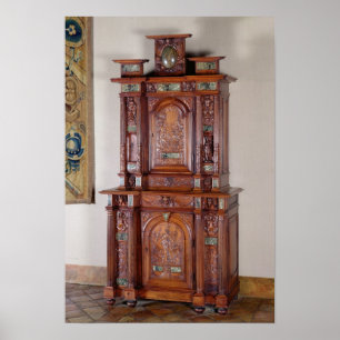 Poster Armoire avec deux sections et porte double