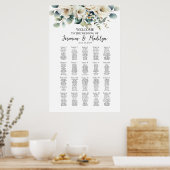 Poster Armoire de mariage élégante et verdoyante 20 table (Cuisine)