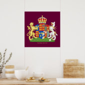 Poster Armoiries Anne Boleyn (Cuisine)