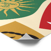 Poster Armoiries : Arrière - plan héraldique. (Coin)