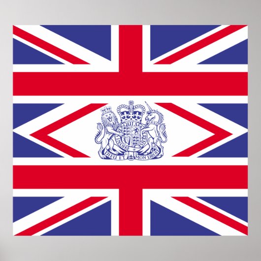 Poster Armoiries britanniques (Devant)