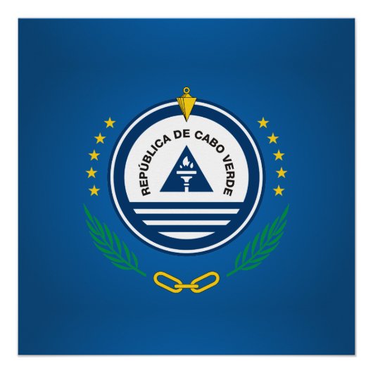 Poster Armoiries cap-verdiennes (Devant)