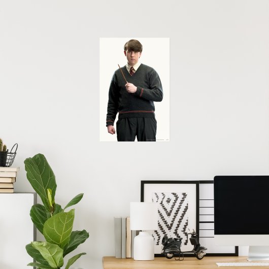 Poster Armoiries croisées Neville Longbottom (Bureau à domicile)