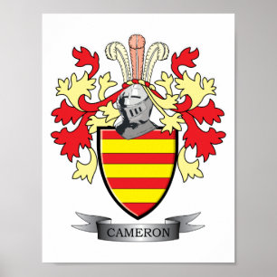 Poster Armoiries de Cameron Family Crest