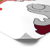 Poster Armoiries de Campeche Mexique Symbole officiel du  (Coin)