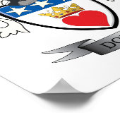 Poster Armoiries de Douglas Family Crest (Coin)