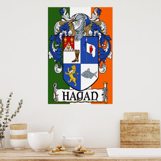 Poster Armoiries de Hagan Imprimer (Cuisine)