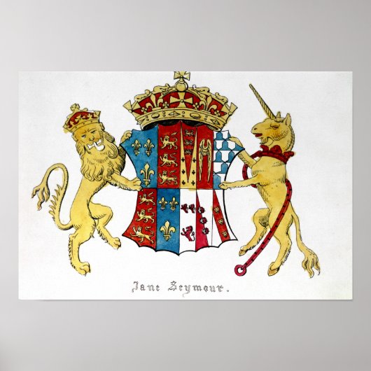 Poster Armoiries de Jane Seymour (Devant)