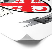 Poster Armoiries de la famille Anderson (Coin)