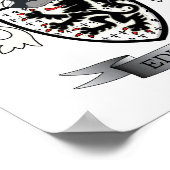 Poster Armoiries de la famille Edwards (Coin)