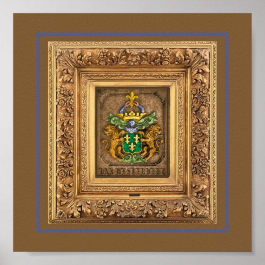 Poster Armoiries De La Famille Hollandaise De Westerfield (Devant)