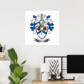 Poster Armoiries de la famille McClure Crest (Bureau à domicile)