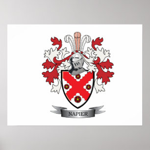 Poster Armoiries de la famille Napier