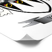 Poster Armoiries de la jeune famille Crest (Coin)