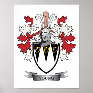 Poster Armoiries de la jeune famille Crest