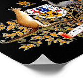 Poster Armoiries de l'Australie Imprimer (Coin)