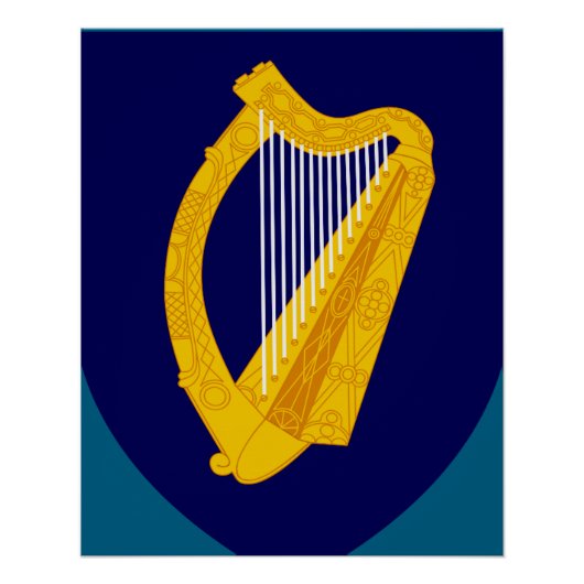 Poster Armoiries de l'Irlande (Devant)