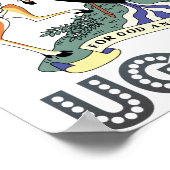 Poster Armoiries de l'Ouganda (Coin)