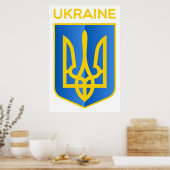 Poster Armoiries de l'Ukraine (Cuisine)