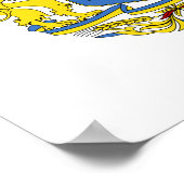 Poster Armoiries de l'Ukraine (Coin)