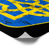 Poster Armoiries de l'Ukraine 2 (Coin)