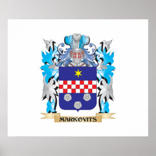 Poster Armoiries de Markovits - Armoiries de famille