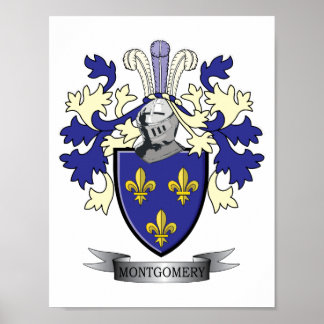 Poster Armoiries de Montgomery Family Crest