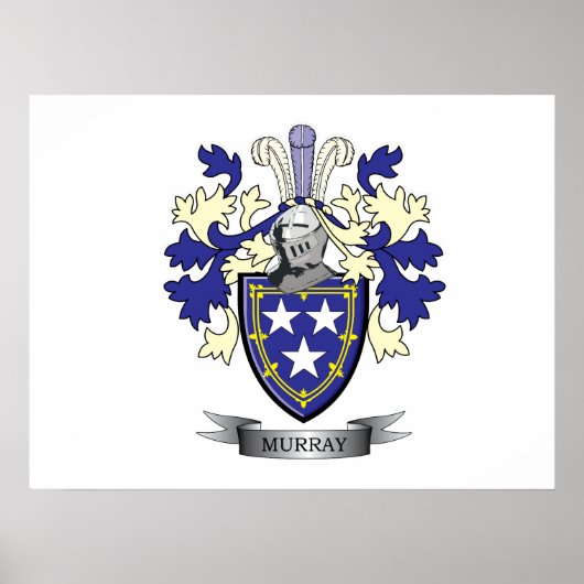 Poster Armoiries de Murray Family Crest (Devant)
