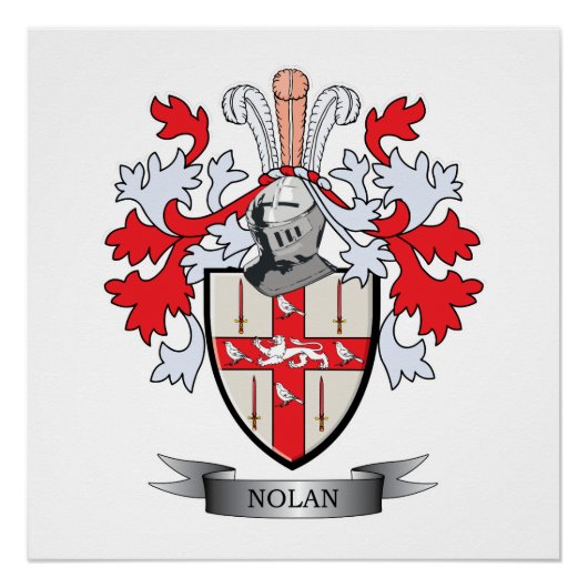 Poster Armoiries de Nolan (Devant)