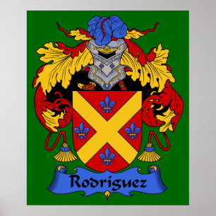 Poster Armoiries de Rodriguez Heraldique Imprimer