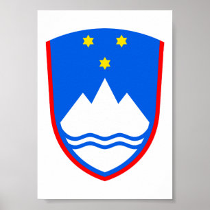 Poster Armoiries de Slovénie