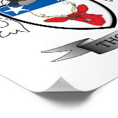 Poster Armoiries de Thomson Family Crest (Coin)