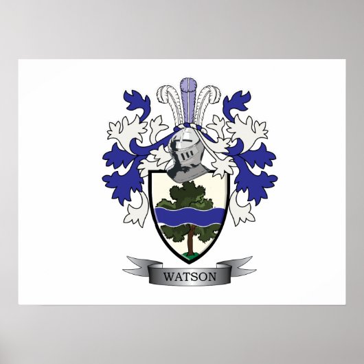 Poster Armoiries de Watson Family Crest (Devant)